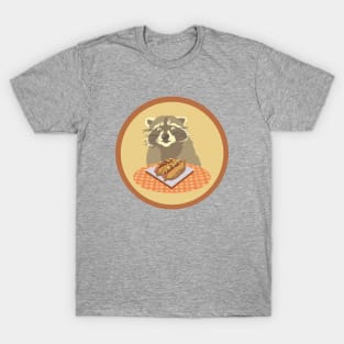 Racoon and Hot Dog T-Shirt